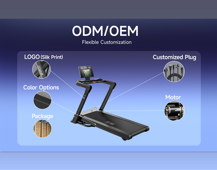 YPOO treadmill ODM OEM customization cover image for B2B gym buyers