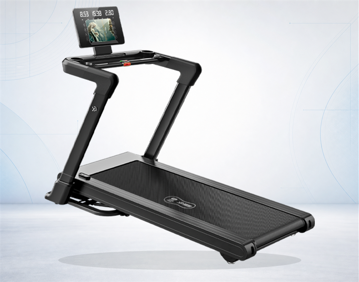 YPOO YP-M7 Ultra semi-commercial treadmill with a 520 by 1410 mm running belt